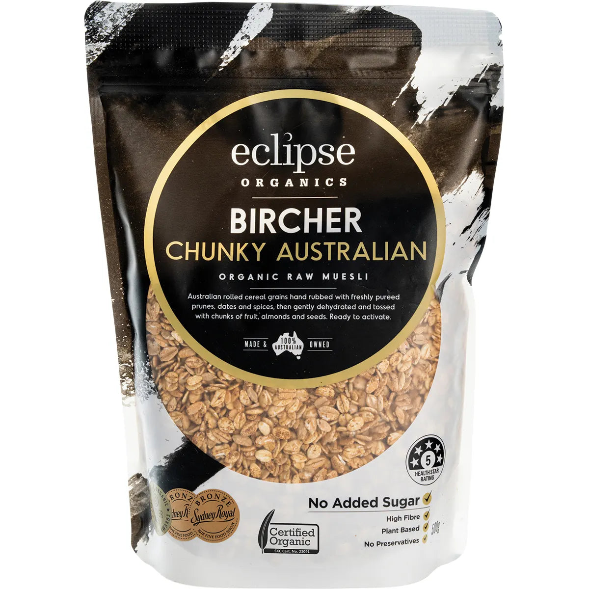 Eclipse Organics Bircher Chunky Australian Muesli 500g