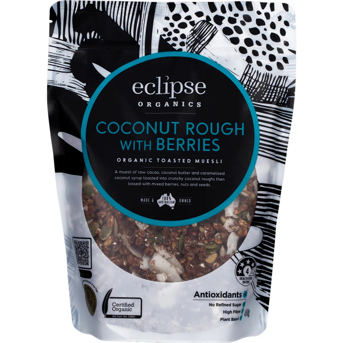 Eclipse Organics Muesli Coconut Rough with Berries 450g