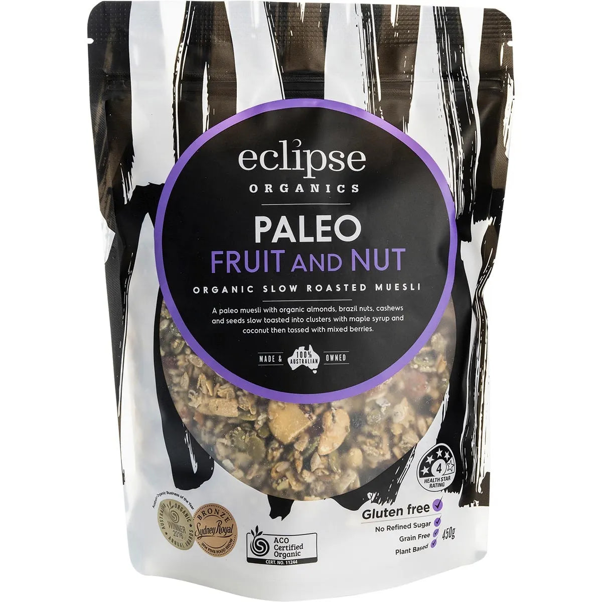 Eclipse Organics Paleo Muesli Fruit and Nut Crunch 450g