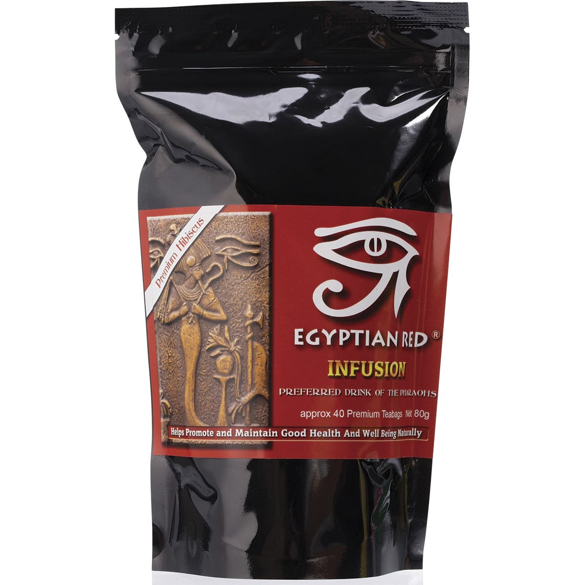 Egyptian Red Herbal Tea Bags Tea of the Pharaohs 40pk
