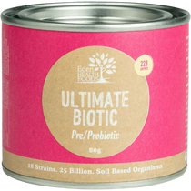Eden Healthfoods Ultimate Biotic Pre/Probiotic 80g — front pack image (UHP)