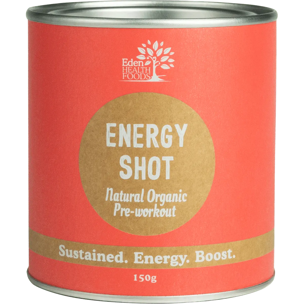 Eden Healthfoods - Energy Shot Pre-Workout 150g — front pack image (UHP)