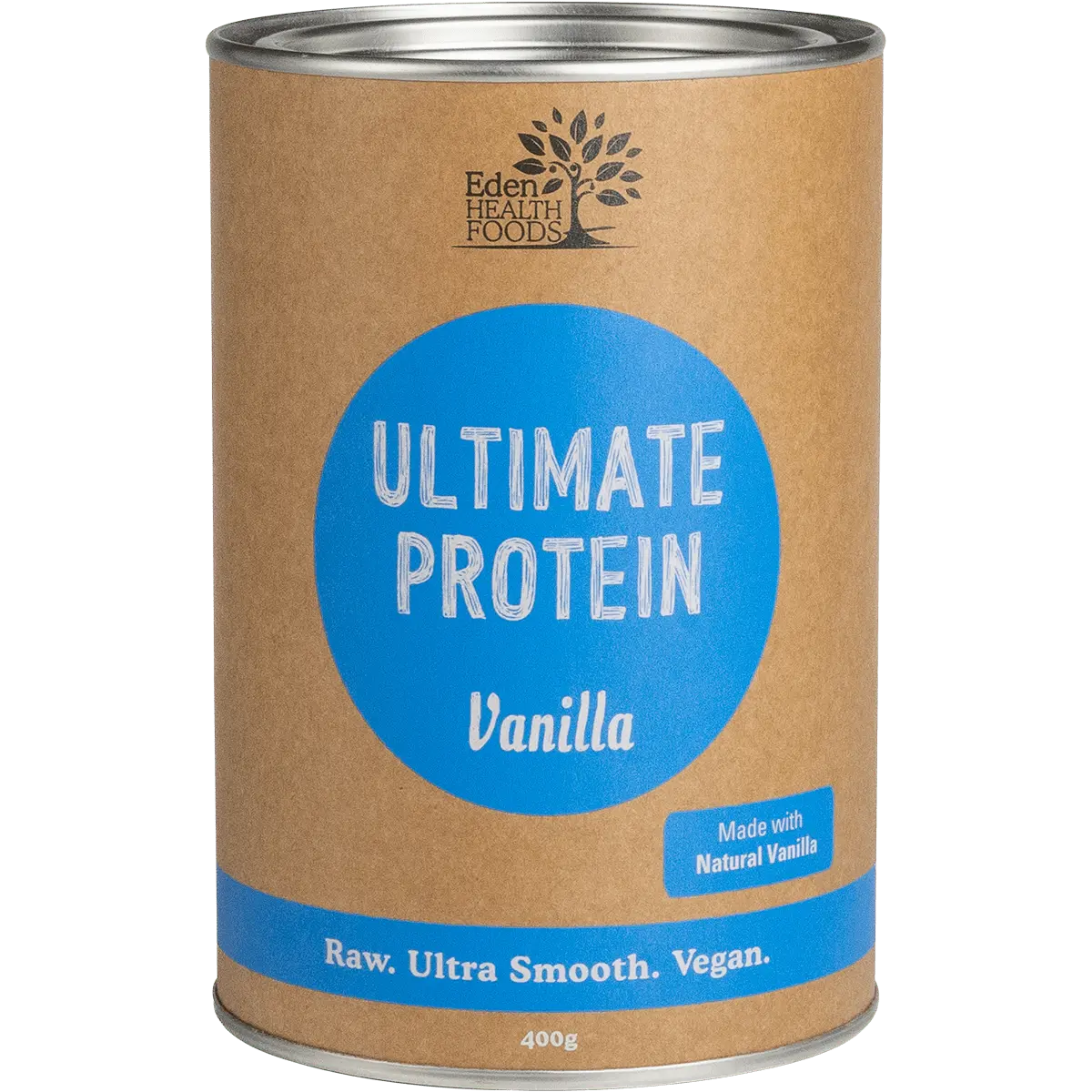 Eden Healthfoods Ultimate Protein Sprouted Brown Rice Vanilla — front pack image (UHP)