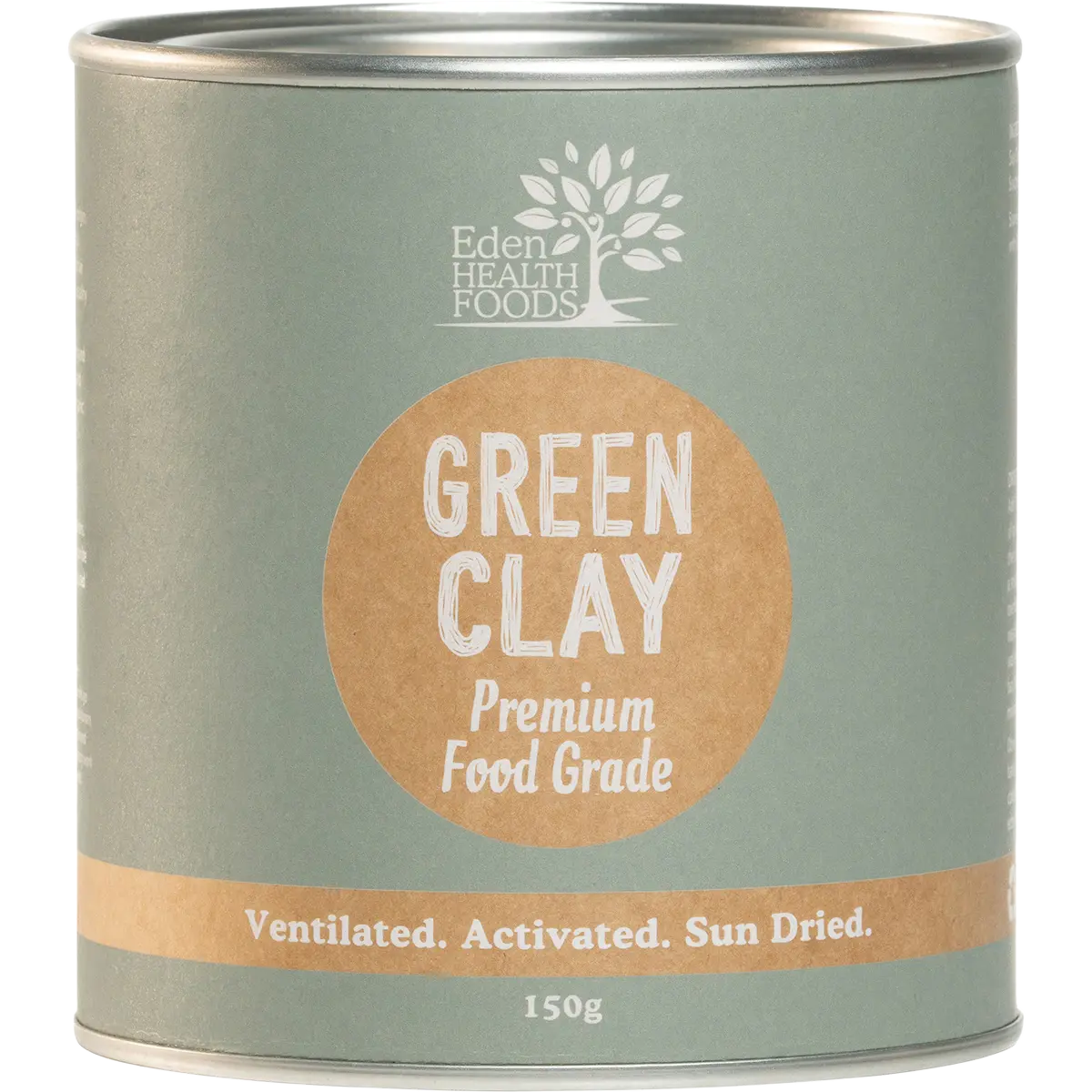 Eden Healthfoods -Green Clay 150g — front pack image (UHP)