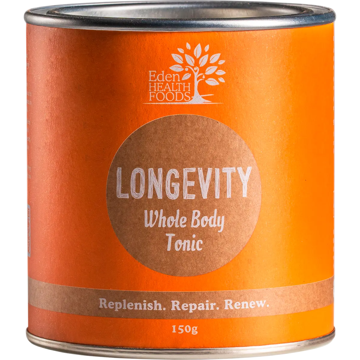 Eden Healthfoods - Longevity Whole Body Tonic 150g — front pack image (UHP)