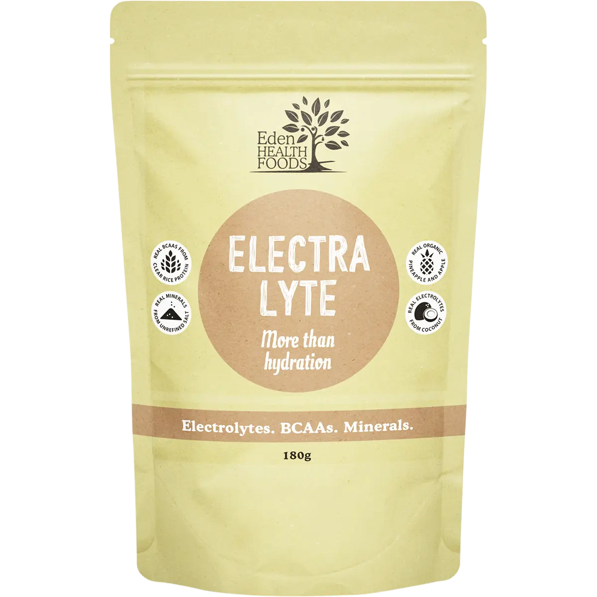 Eden Healthfoods - Electralyte with Celtic Sea Salt 180g — front pack image (UHP)