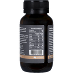 Eden Healthfoods Activated Charcoal Steam Activated Charcoal Powder 60 Caps — side pack image (UHP)