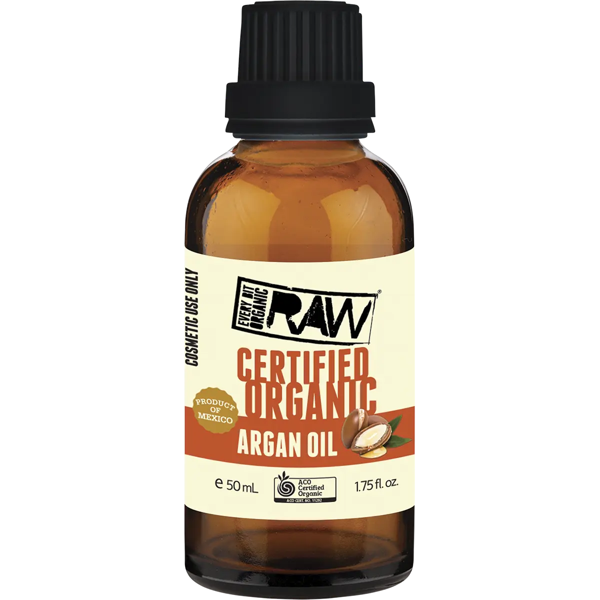 Every Bit Organic Raw Argan Oil 50ml — front pack image (UHP)