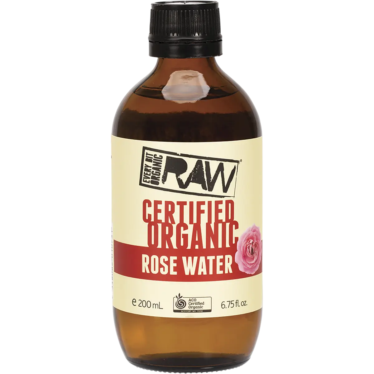 Every Bit Organic Rose Water 200ml — front pack image (UHP)