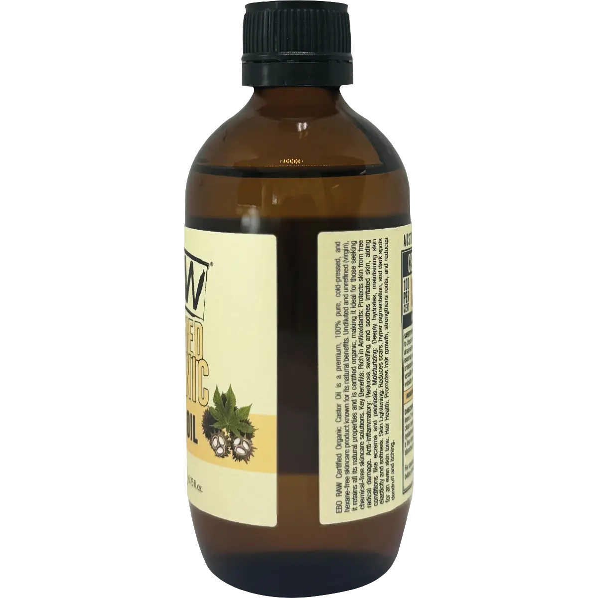 Every Bit Organic Castor Oil — side pack image (UHP)