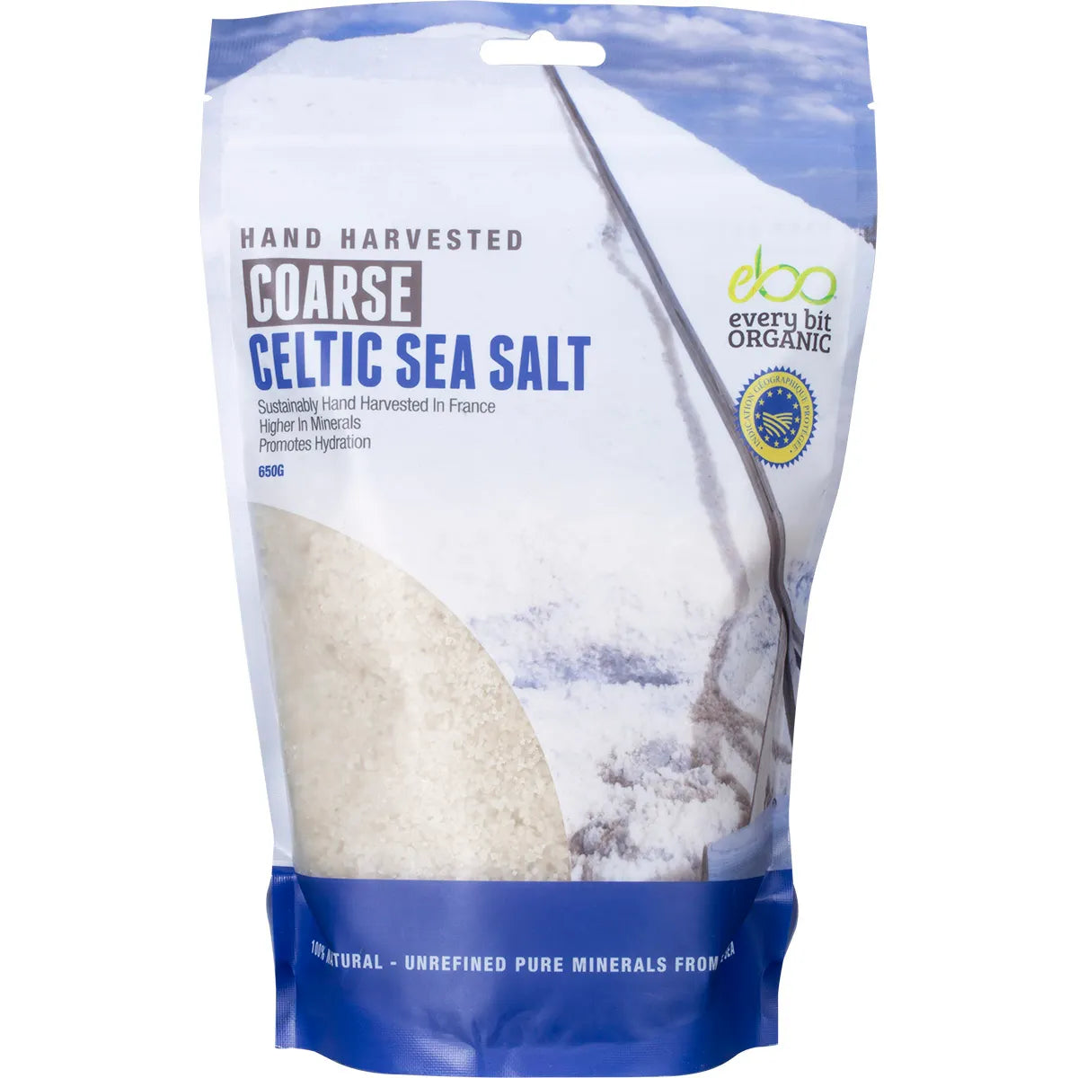 Every Bit Organic Celtic Sea Salt 650g