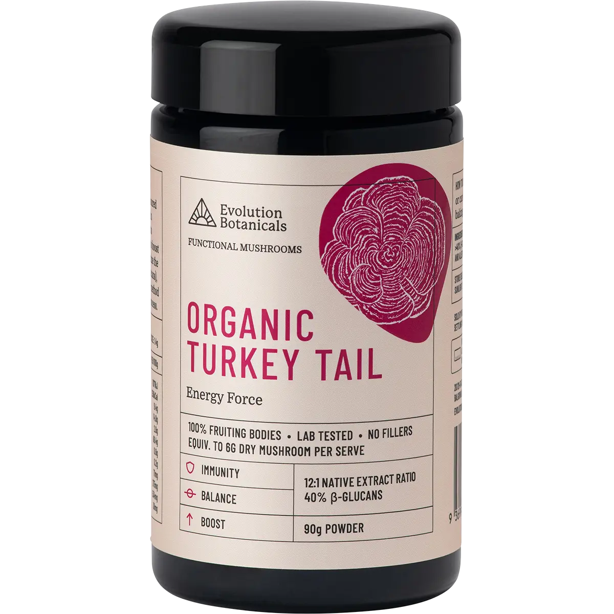 Evolution Botanicals Organic Turkey Tail Energy Force