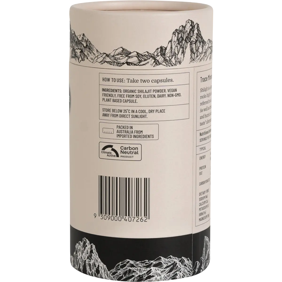 Evolution Botanicals Himalayan Shilajit Trace Mineral Complex 120 Caps