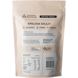 Evolution Botanicals Himalayan Shilajit 80 Trace Mineral Complex — back pack image (UHP)