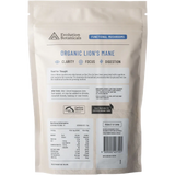 Evolution Botanicals Organic Lion's Mane Food For Thought — back pack image (UHP)