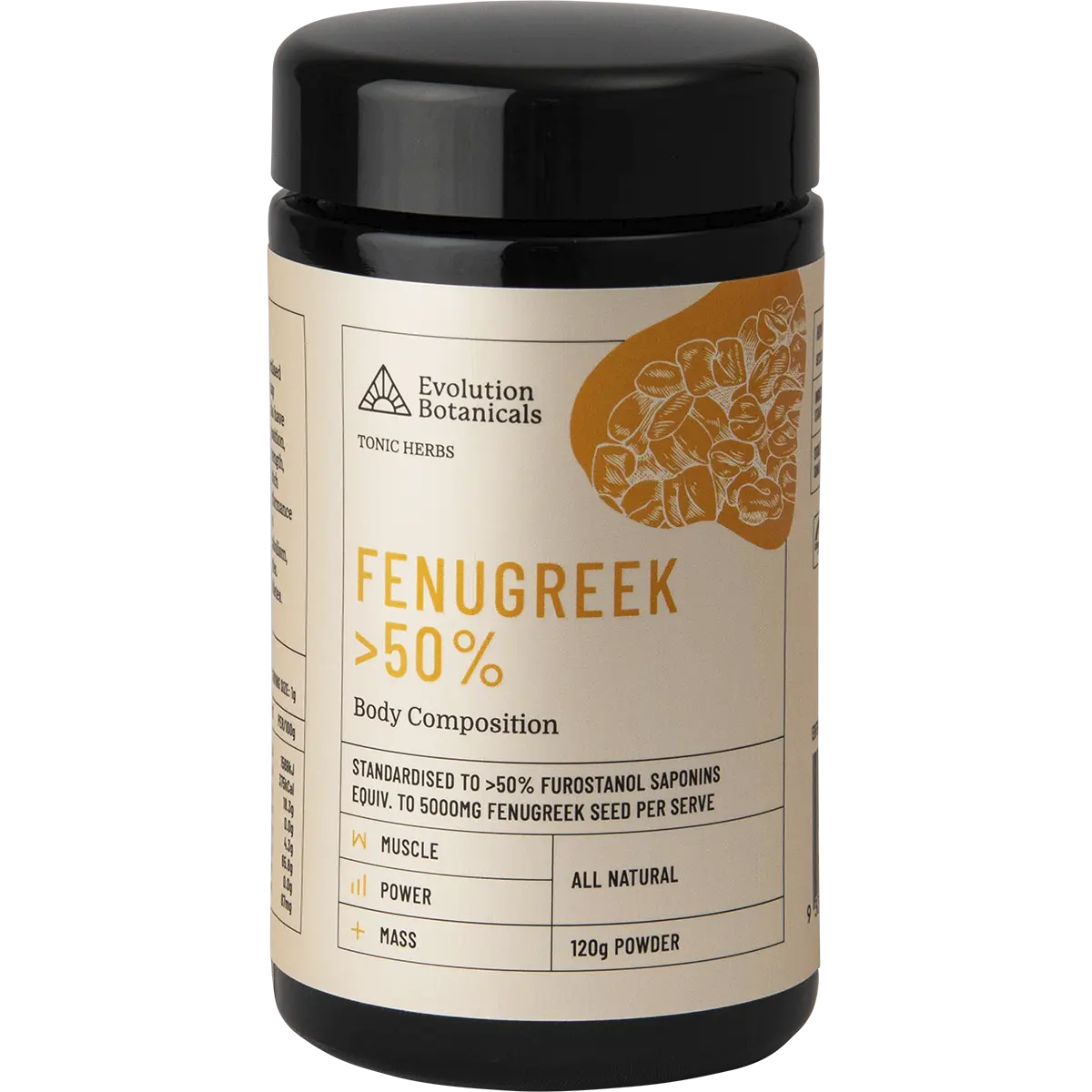 Evolution Botanicals Fenugreek >50% Powder 120g