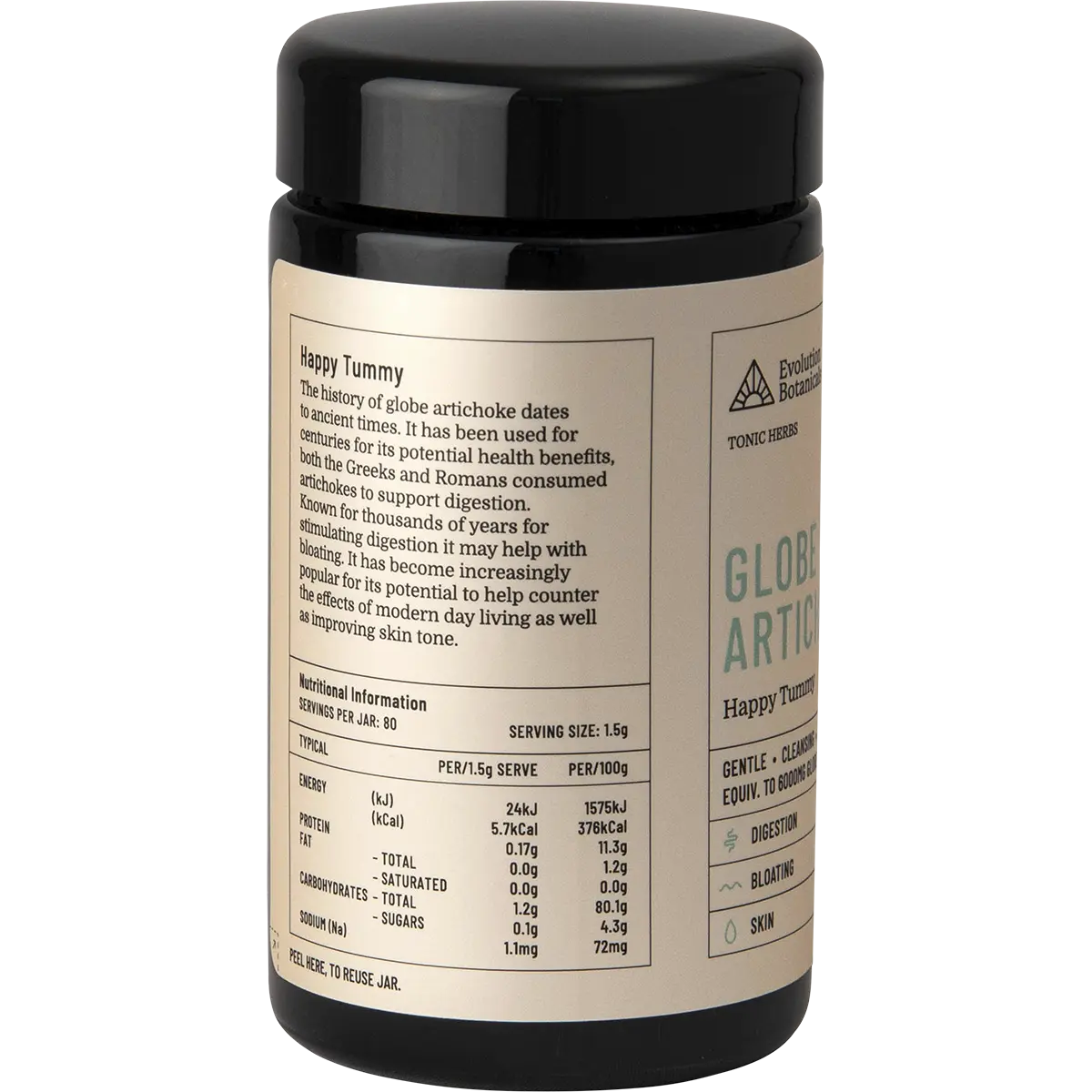 Evolution Botanicals Globe Artichoke Powder 120g