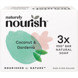 Naturely Nourish Natural Soap Bar Coconut & Gardenia 3pk