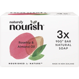 Naturely Nourish Natural Soap Bar Rosehip & Almond Oil 3pk