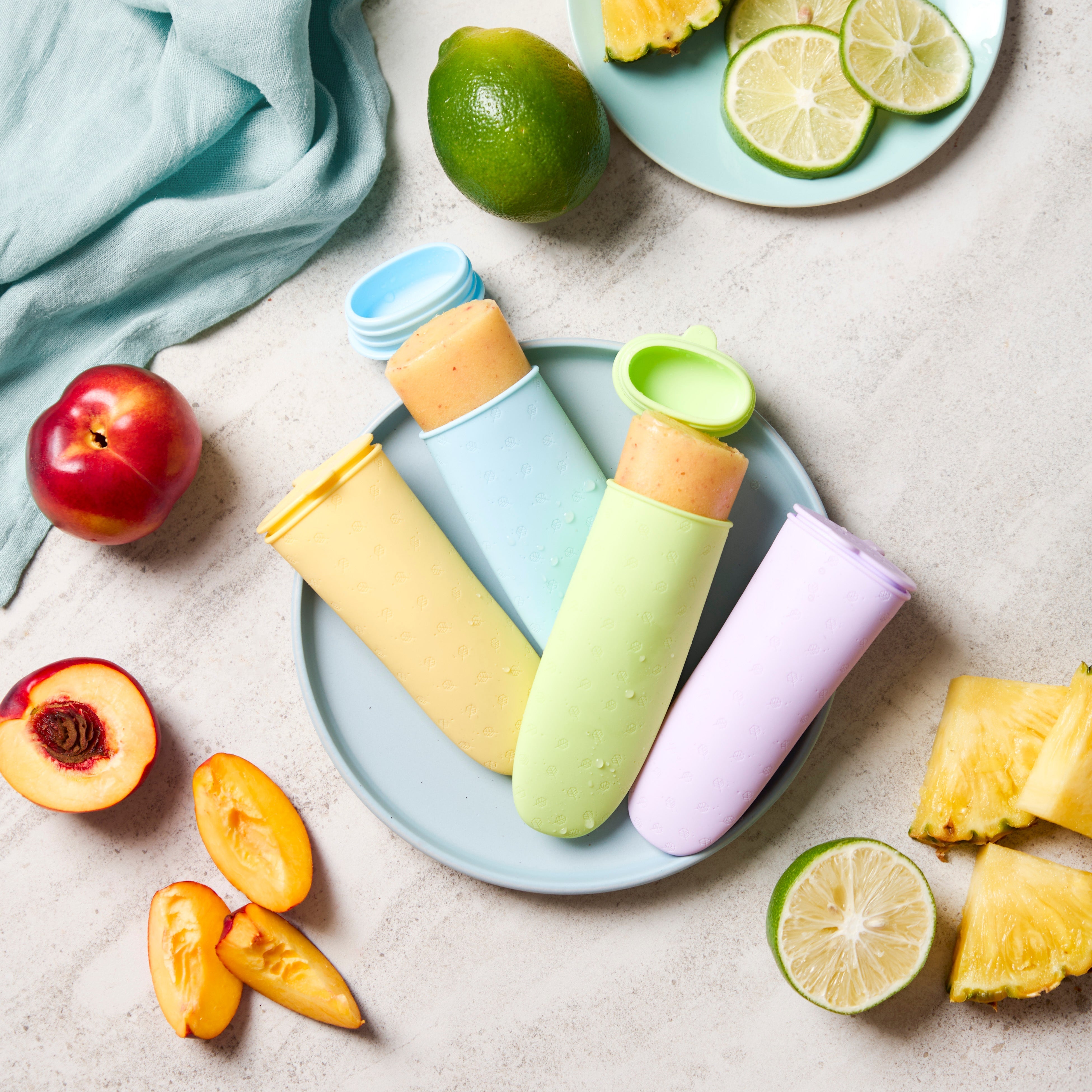 Ever Eco Popsicle Moulds 4 Pack homemade popsicle lifestyle image