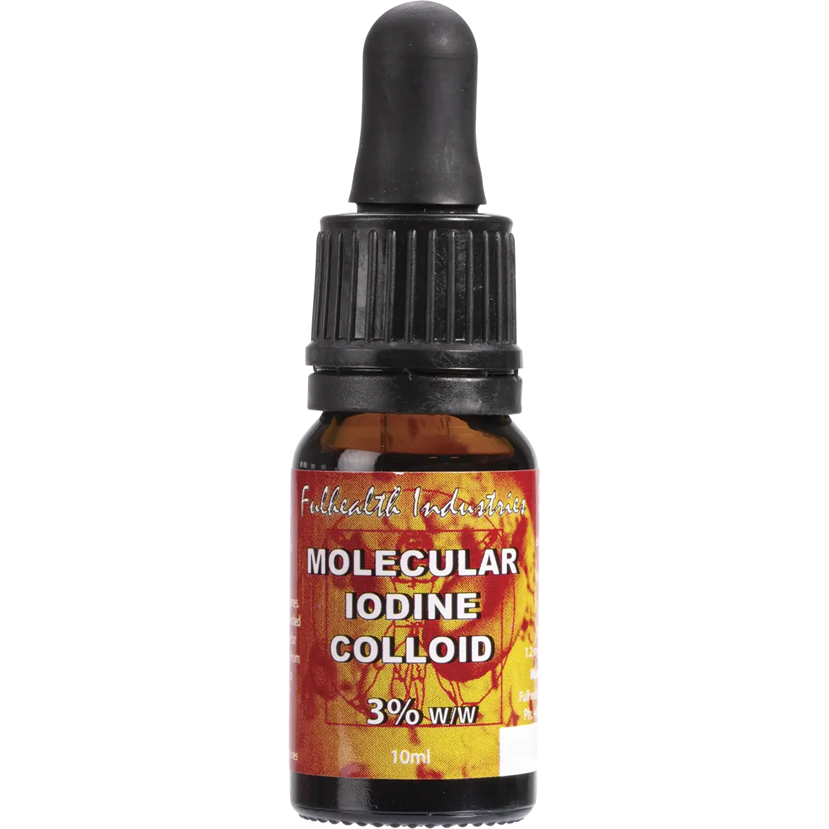 Fulhealth Molecular Iodine Colloid 3% w/w 10ml — front pack image (UHP)