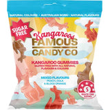 Famous Sugar Free Candy Kangaroo Gummies Mixed Flavours 10 x 50g