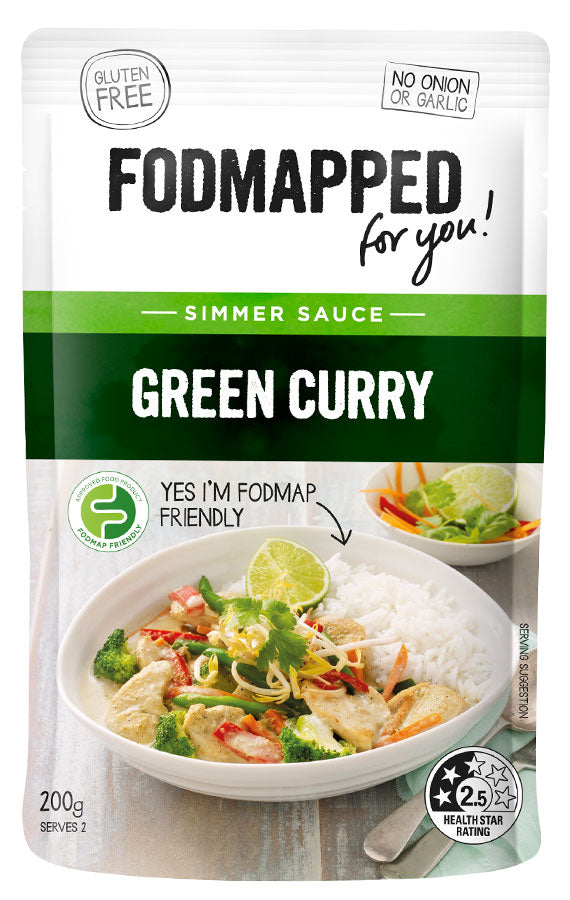 Fodmapped Simmer Sauce Green Curry 200g