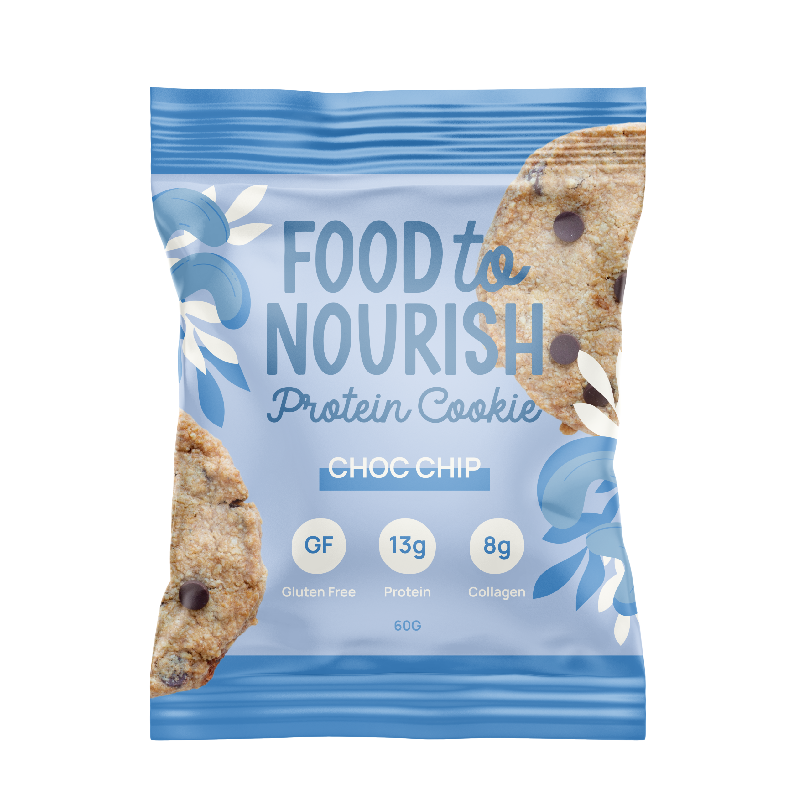 Food to Nourish Protein Cookie Choc Chip 12 x 60g