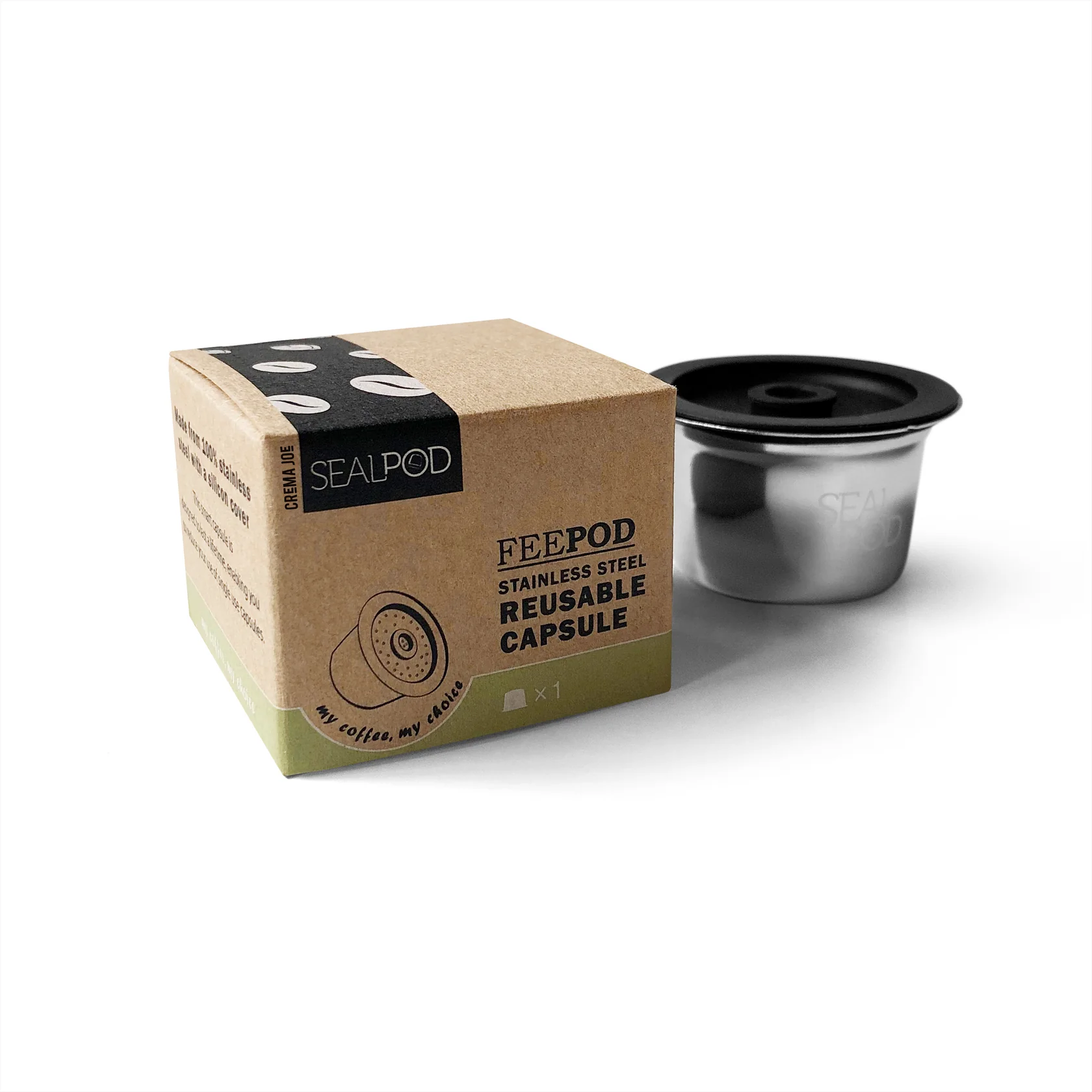 SealPod Reusable Coffee Capsule - FeePod Additional Pod (For Nespresso®)