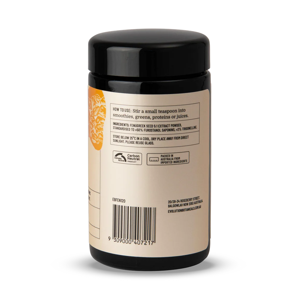 Evolution Botanicals Fenugreek >50% Powder 120g