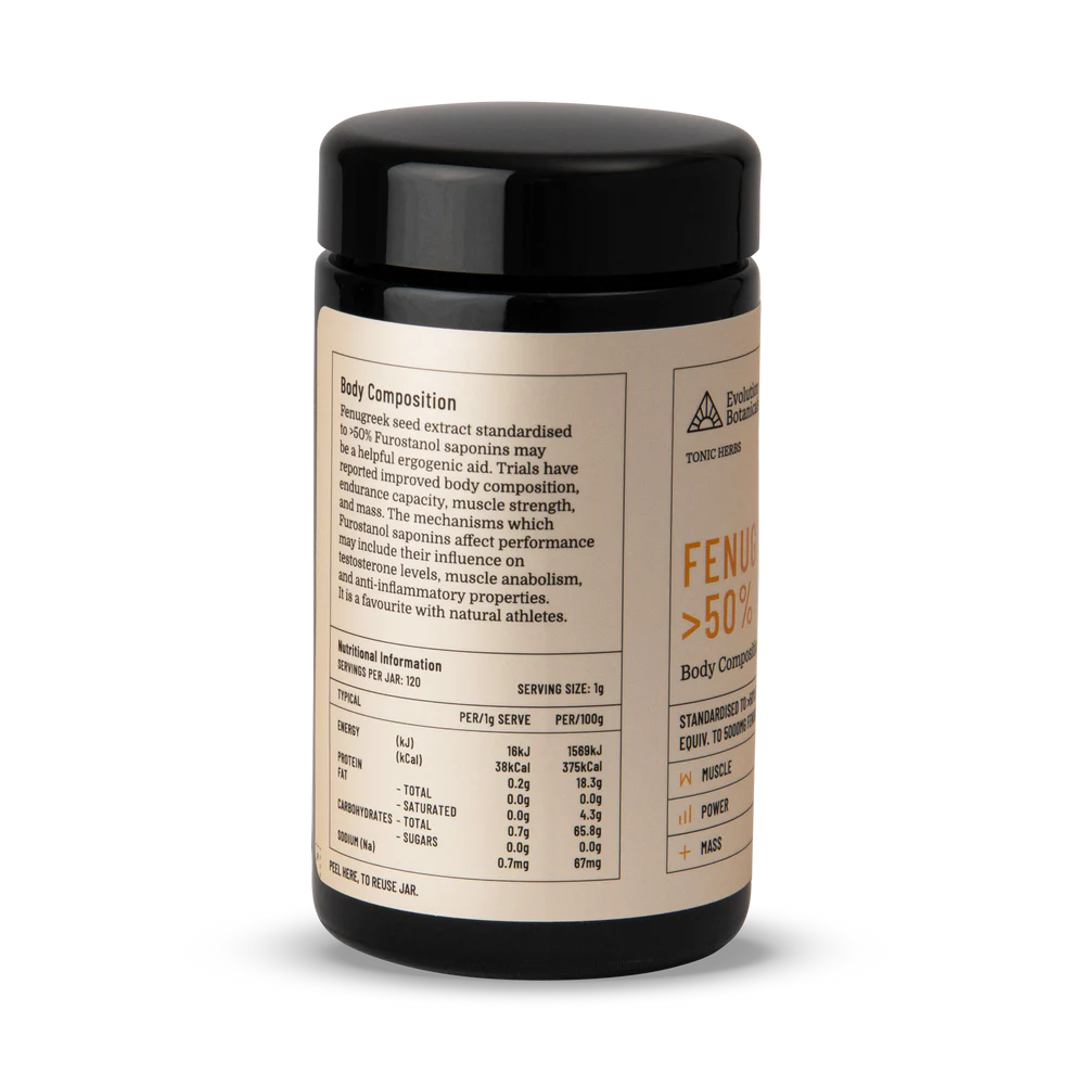 Evolution Botanicals Fenugreek >50% Powder 120g