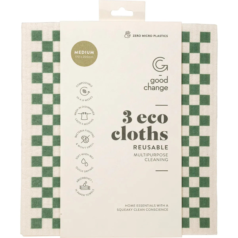 Good Change Store Eco Cloth Medium 3pk