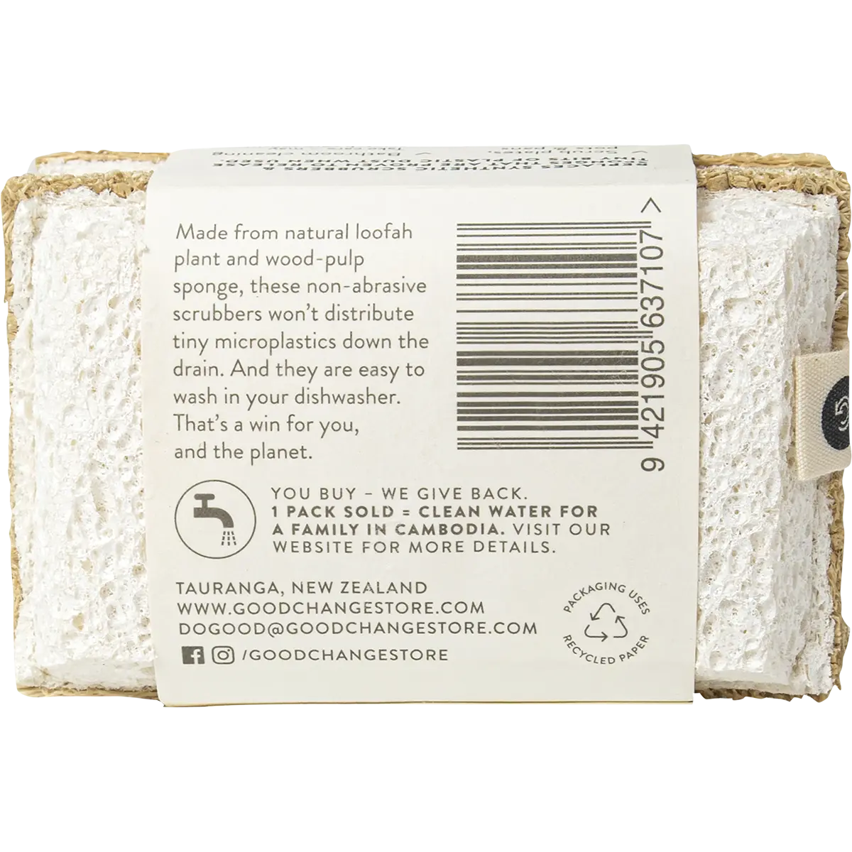 Good Change Store Eco Scrub 2pk — back pack image (UHP)