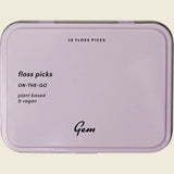Gem On-The-Go Floss Picks Tin x 30 Pack
