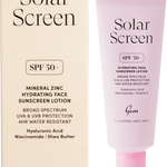 Gem Solar Screen SPF50+ Hydrating Face Sunscreen Lotion 50ml — front pack image (UHP)