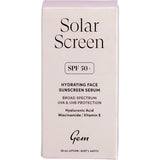 Gem Solar Screen SPF50+ Hydrating Face Sunscreen Serum 30ml
