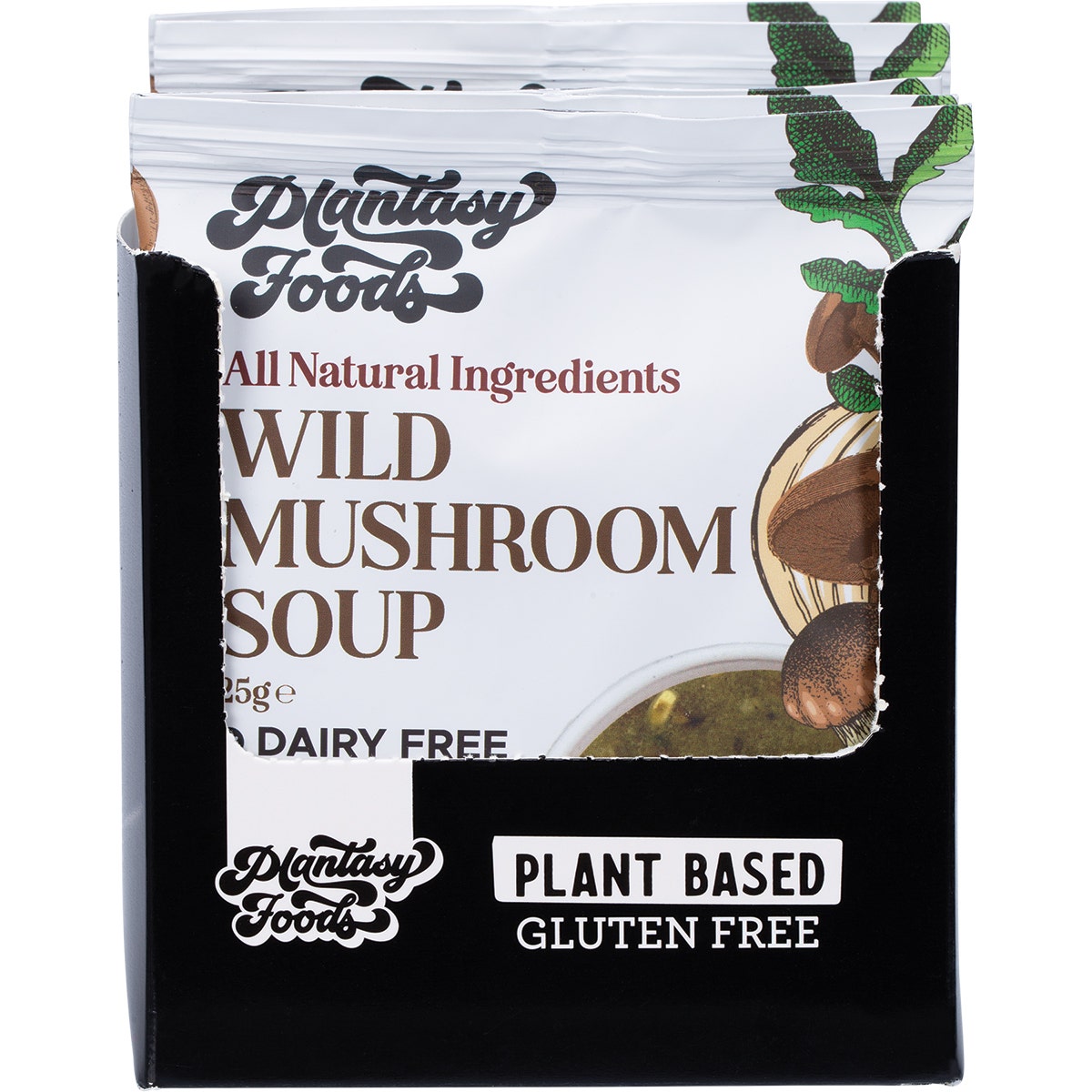 Plantasy Foods The Good Soup Wild Mushroom 7x25g