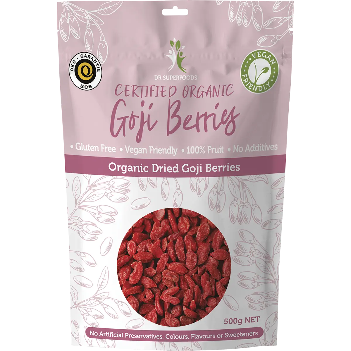 Dr Superfoods Dried Goji Berries Certified Organic — official UHP product image 2