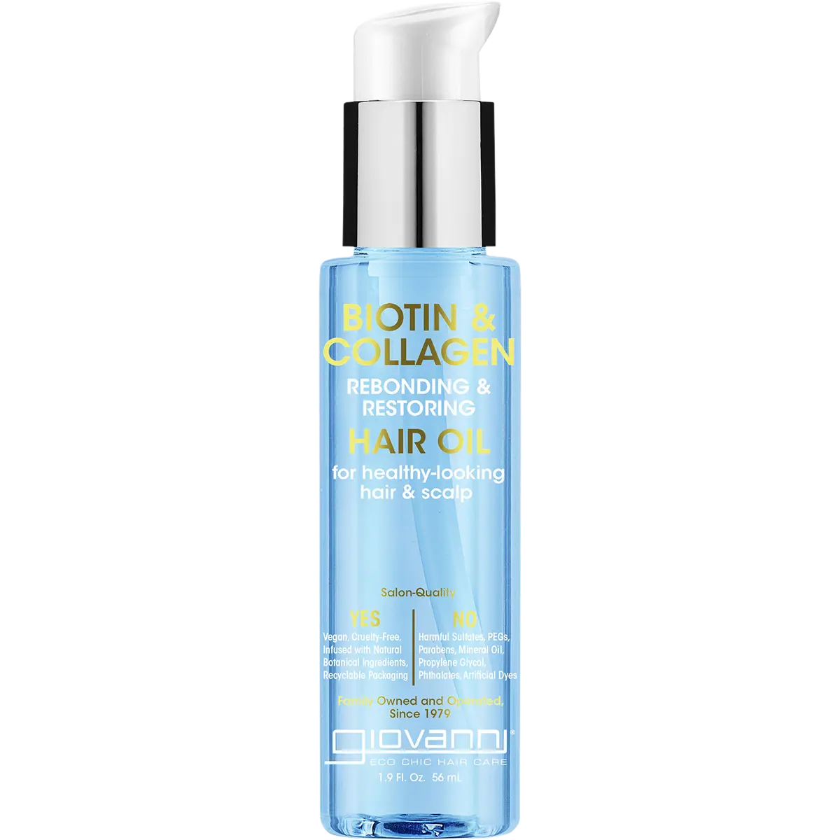 Giovanni Hair Oil Biotin & Collagen Rebond & Restore 56ml