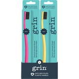 Grin Recycled Toothbrush Soft (1 Toothbrush, Random Colour) — front pack image (UHP)