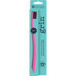 Grin Recycled Toothbrush Soft (1 Toothbrush, Random Colour) — side pack image (UHP)