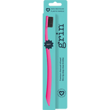 Grin Recycled Toothbrush Soft (1 Toothbrush, Random Colour) — side pack image (UHP)