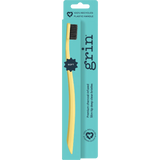 Grin Recycled Toothbrush Soft (1 Toothbrush, Random Colour) — side pack image (UHP)