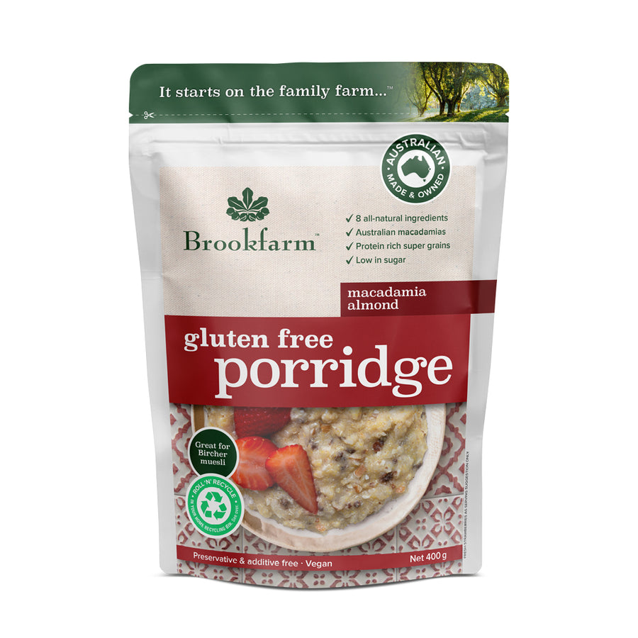 (CLEARANCE) Brookfarm Gluten Free Porridge 400gm