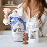 Happy Bum Co Ground Coffee Beans Golden Roast 400g lifestyle