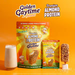 Macro Mike x Golden Gaytime Almond Protein 400g — official lifestyle image