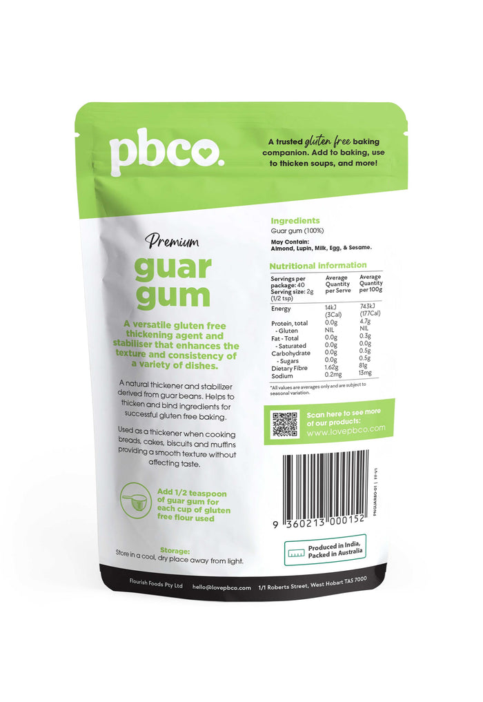 PBCO Guar Gum Premium 80g