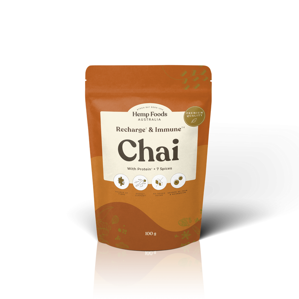 Hemp Foods Australia Recharge & Immune Chai