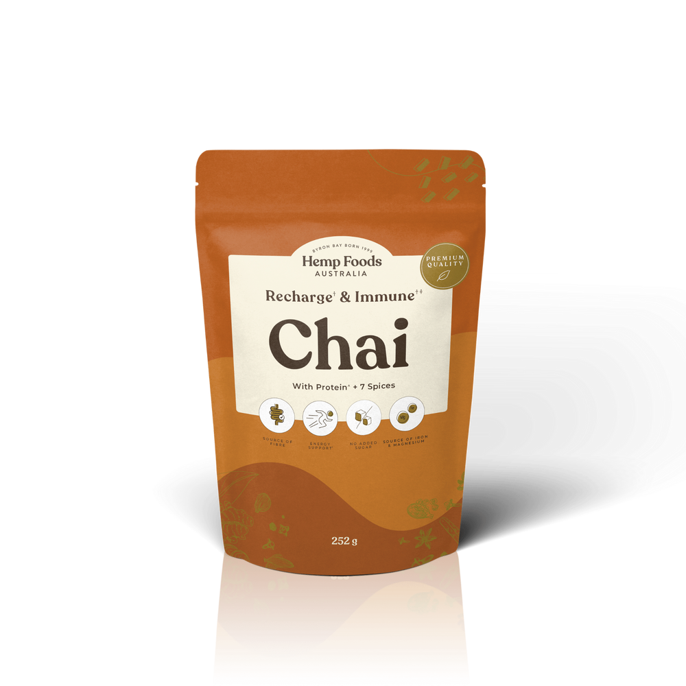 Hemp Foods Australia Recharge & Immune Chai