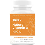 Hi-D Natural Vitamin D 1000 IU - 60 Capsules